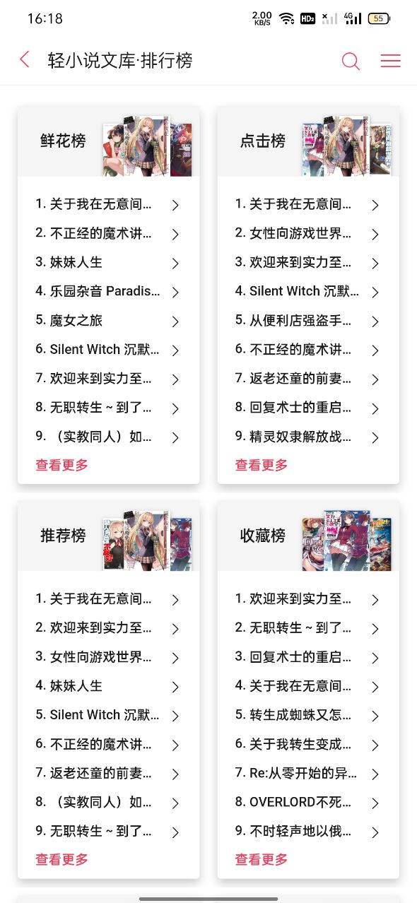 bilibili轻小说