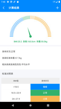 BMI指数计算器