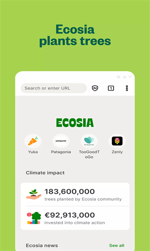ecosia搜索引擎浏览器